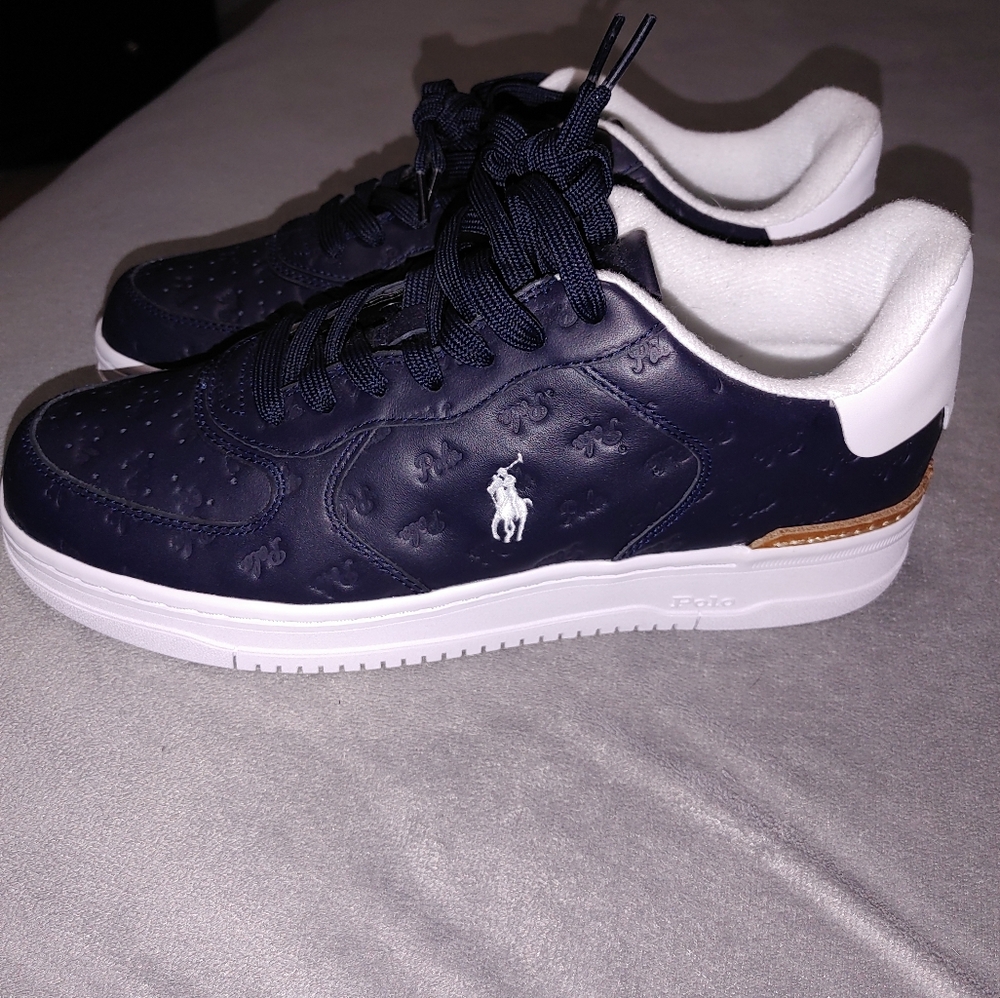 Polo by Ralph Lauren  Men's Navy Blue Sneakers